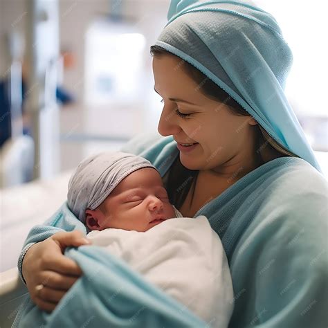 Premium Photo Mother And Newborn Child Birth In Maternity Hospital