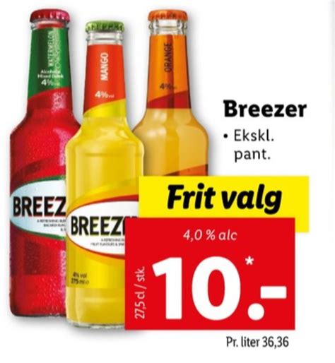 Bacardi Breezer Rtd Cider Tilbud Hos Lidl