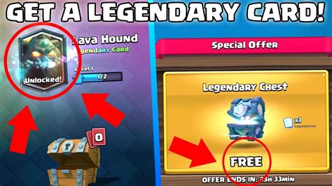 Clash Royale How To Get Legendary Chestcard Best Ways To Get A Legendary Chest Youtube