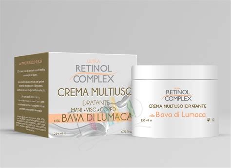 Crema Multiuso Viso Mani Corpo ALLA BAVA DI LUMACA Retinol Complex