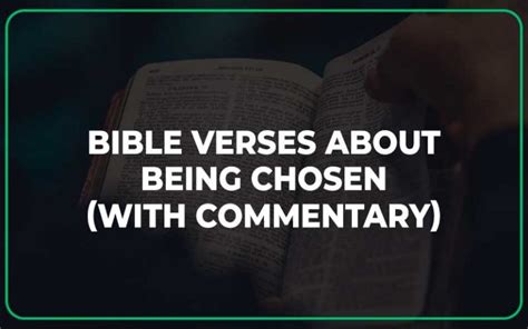 25 Bible Verses About Being Chosen (With Commentary) - Scripture Savvy