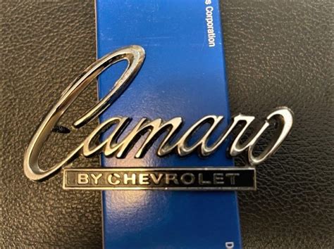 Wanted NOS or show quality rear deck Camaro emblem | Page 2 | Team ...