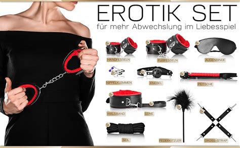 Gotta One Bondage Sex Set 11 teilig für Neulinge Fortgeschrittene SM BDSM Set Fesselset