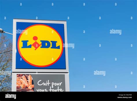 Logo Of Lidl Company Hi Res Stock Photography And Images Alamy