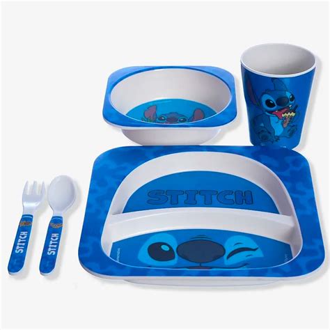 Kit Breakfast Infantil Prato Bowl E Copo Stitch Disney 10025740