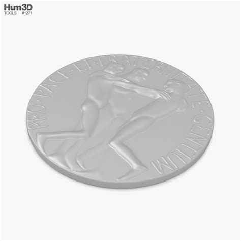 Nobel Prize Medal 3D model - Download Hobbies on 3DModels.org