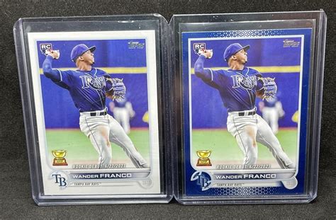 2022 Topps Update Wander Franco Royal Blue Rookie Debut Us42 Bonus