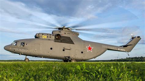 Así es el helicóptero más grande del mundo el monstruo que Rusia