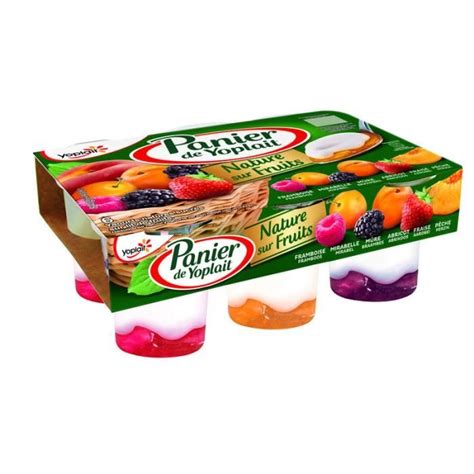 Yoplait Panier De Yoplait Nature Sur Fruits Yaourt Aux Fruits