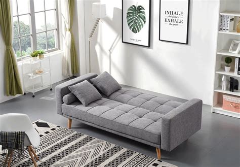 Detwiler Scandinavian Convertible Sleeper Sofa Bed For Small Spaces