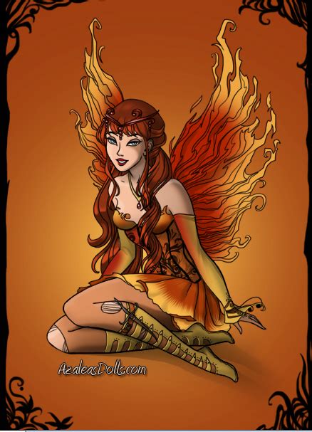 Fire Fairy By A1r2i3e4l5 On Deviantart Fire Fairy Fantasy Fairy