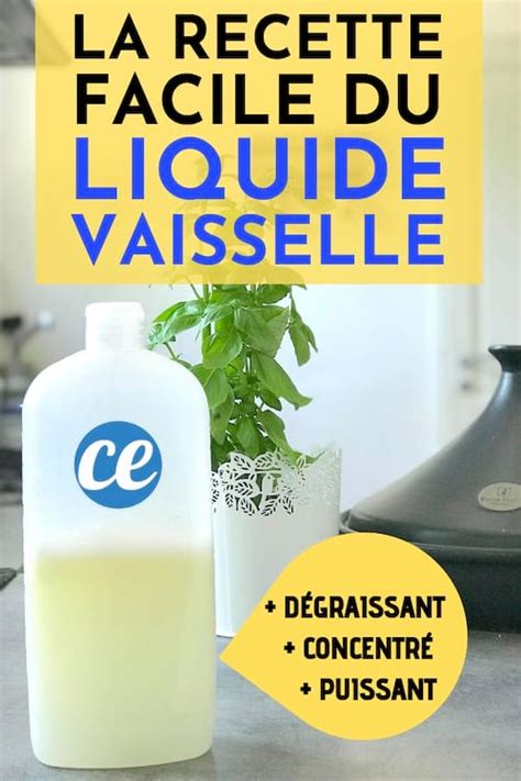 La Recette Facile du Liquide Vaisselle Ultra Dégraissant