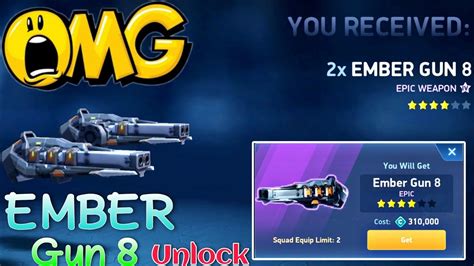 Finally Ember Gun Unlock Mech Arena Youtube