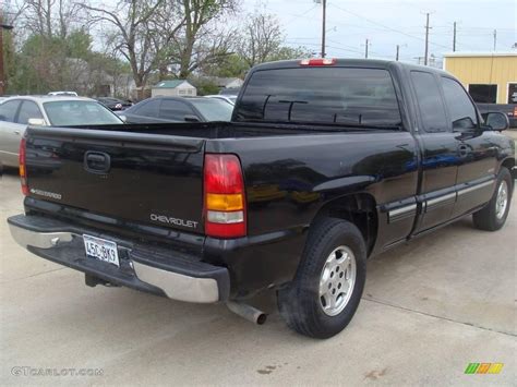 2000 Onyx Black Chevrolet Silverado 1500 LS Extended Cab 6201475 Photo