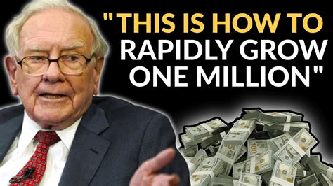 Warren Buffett Explains How To Compound One Million Dollars Youtube