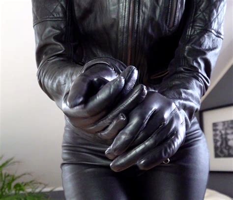 Putting On Her Leather Gloves Obey And Admire Them Flickr