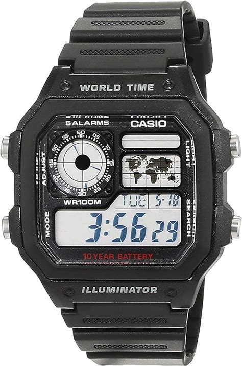 Casio Collection Men S Watch Ae Wh Avef Amazon Co Uk Fashion