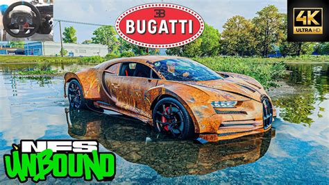 Rebuilding A BUGATTI CHIRON NEED FOR SPEED UNBOUND LOGITECH G29