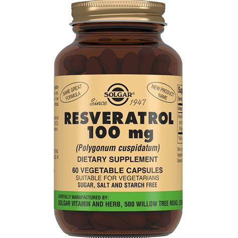 Solgar Ресвератрол капсулы 100 мг 60 шт цена, купить в Москве в аптеке ...