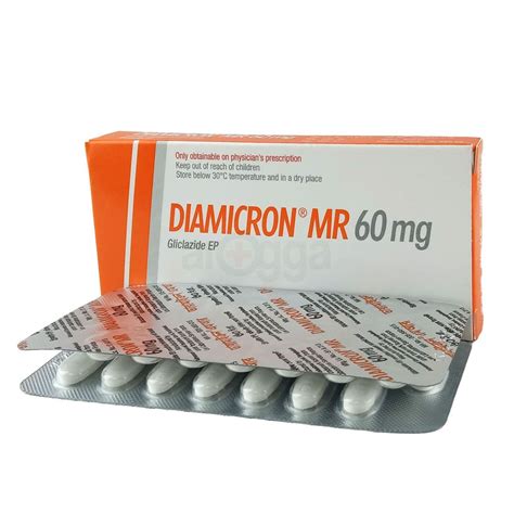 Diamicron MR 60mg Tablet Arogga Online Pharmacy