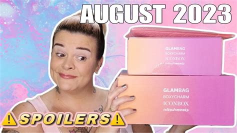 AUGUST Ipsy UNBOXING DEMO Glam Bag Boxycharm Icon Box Ipsy