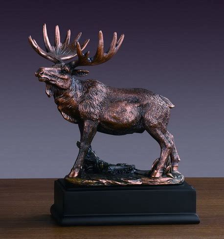 Moose Sculpture 8" High Statue