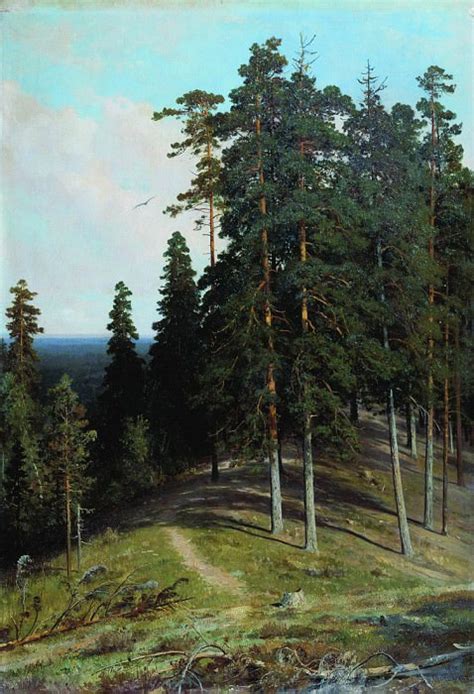 Лес с горы. 1895 106, 4х73 (картина) — Иван Иванович Шишкин