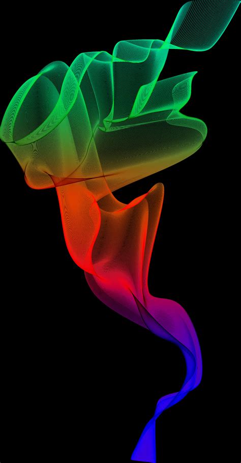 Download Colorful Smoke Art Abstract | Wallpapers.com