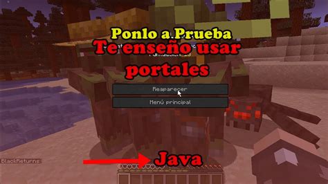 Como Ir De Un Lugar A Otro Con Portales En Minecraft Ir De Un