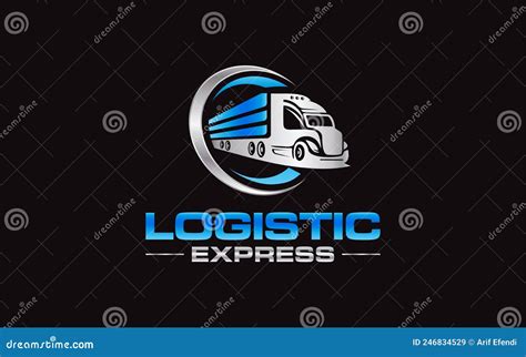 Illustration Graphic Design Of Express Logistic Transportation Concept