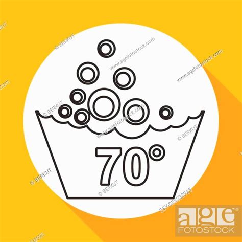 Set Of Washing Symbols Icon Stock Vector Vector And Low Budget