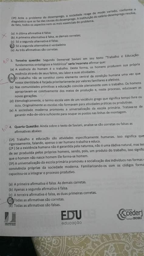 Ap Educa O E Trabalho Cederj Uerj Educa O E Trabalho