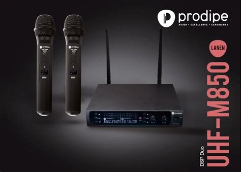 Prodipe Uhf M Dsp Duo Microphone Sonology Toulouse