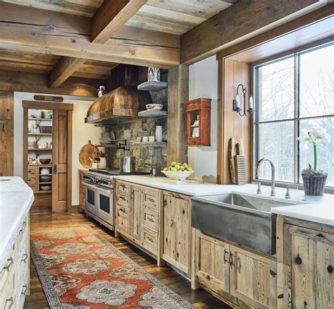 unique rustic farmhouse kitchen home decoration  inspiration ideas