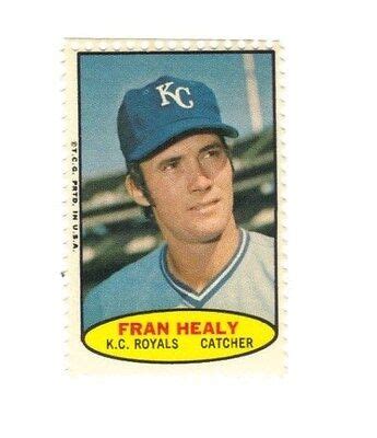 1974 TOPPS BASEBALL STAMP FRAN HEALY KANSAS CITY ROYALS EBay