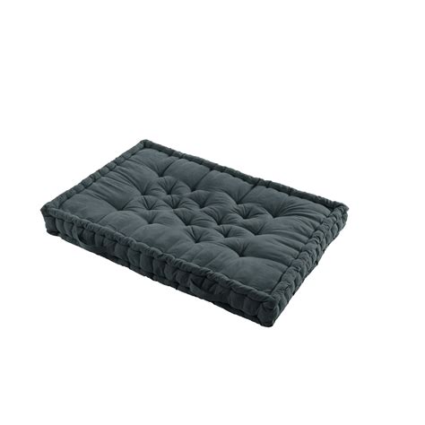 Matelas Palette Coton X Cm Pixel Gris Anthracite D Co