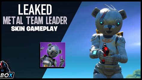 Leaked “metal Team Leader” Skin Gameplay Fortnite Battle Royale Youtube