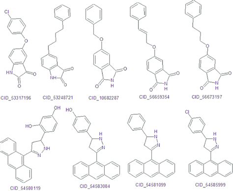 Mao B Inhibitors Selected From Bindingdb Database Download