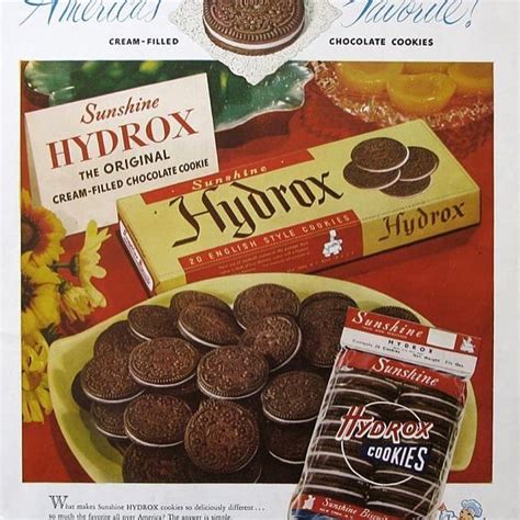 Hydrox Cookies (History, Marketing & Commercials) - Snack History