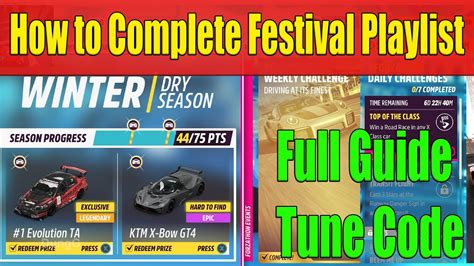 Forza Horizon How To Complete Festival Playlist Winter Season Series