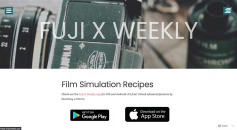 Fujifilm Simulation Recipes Guide X Pro1 And X E1
