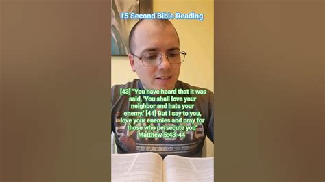 Bible Reading Matthew‬ ‭5 43‭ ‬44‬ ‭ Bible God Religion Lord