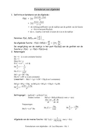 Hoe Examen In Elkaar Zit En Tips WISKUNDE A Examen Theorie 60