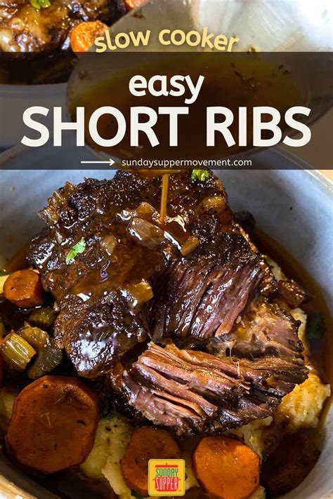 Slow Cooker Beef Short Ribs Artofit