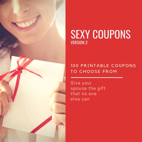 Sexy Coupons Version 2 Printable Uncovering Intimacy