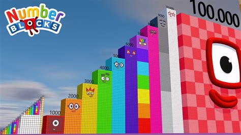 Looking For Numberblocks Step Squad 1 Vs 1000 To 100 000 Standing Tall Numbers Patterns Youtube