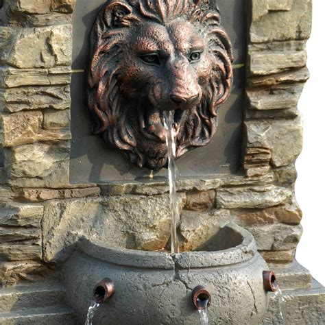 Lion Head Indoor Outdoor Water Fountain Water Fountain Water