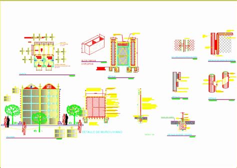 D Tails De Structure M Tallique Dans Autocad Cad Mb Bibliocad