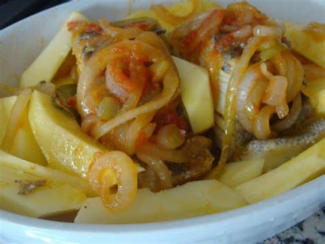 Bacalhau No Forno Cebolada De Tomate Frito Receita Petitchef