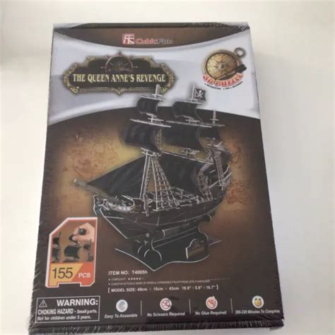 CUBICFUN 3D PUZZLE The Queen Anne S Revenge Blackbeard S Ship T4005h